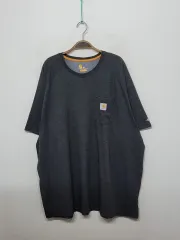 (5XL) Carhartt カーハート オーバーサイズ 半袖Tシャツ チャコール ポケットTシャツ アメカジ