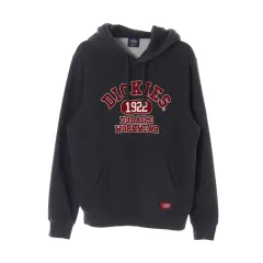 M ディッキーズ チャコール ロゴ プリンティング 起毛 フーディー Tシャツ