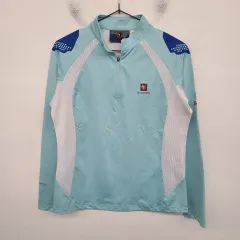 レディース 77 size BLACK YAK(ブラックヤク) 機能性 ハーフジップ 登山ウェア 長袖Tシャツ