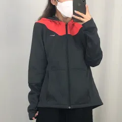 NIKE(ナイキ) グレー 裏起毛 ジップアップパーカー フード付き L 250715