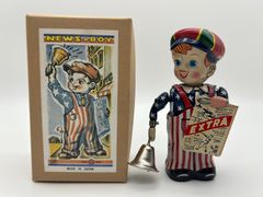 明治製菓 完全復刻版ブリキのおもちゃ NEWS-BOY アメリカンチップス