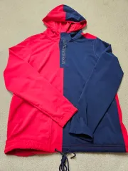 UNDER ARMOUR アンダーアーマー レッド/ネイビー COLOR ウーブン ジャケット L