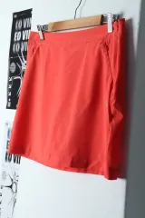 W （ L ） adidas(アディダス) スカート ゴルフ 機能性 赤- 1BDD