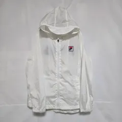 FILA フィラ 白 季節の変わり目 軽量 ウィンドブレーカー キッズ身長140-150 0717