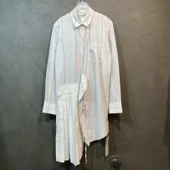 Size 38 Off ー White オフホワイト アシメントリー シャツ ワンピース