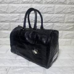 アラクニーネ ボストンバッグ クローカーブラック