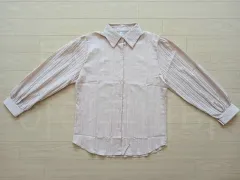 ベージュ ブラウス シャーリング ブラウス オフィスルック ブラウス シャツ ラテギャル 服 トップス