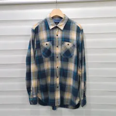 アメリカン イーグル コットン チェックシャツ- M