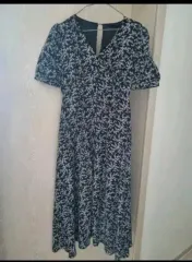 フラワー パターン ワンピース