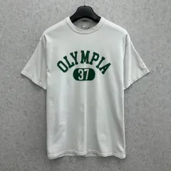 95 OUTSTANDING & CO(アウトスタンディング) メンズ ヘビーコットン ルーズフィット 半袖 Tシャツ