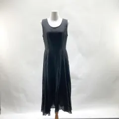 DEWL 2023 ビディングシャーリング ロング丈ワンピース ブラック L ヴィンテージ