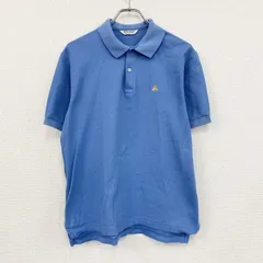 古着 used　Brooks Brothers　ブルックスブラザーズ　半袖ポロシャツ　青　ブルー　Mサイズ