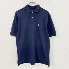 古着 used　Brooks Brothers　ブルックスブラザーズ　半袖ポロシャツ　紺　ネイビー　Mサイズ