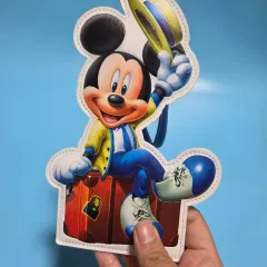 ディズニーランド ミッキーマウス フィギュア キャラクター グッズ カード ストラップ