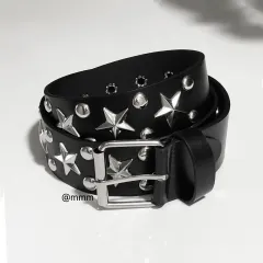 星 スタッズ しかめっ面 ベルト