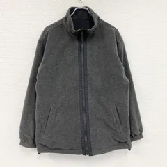 古着 used　～00s　OLD UNIQLO　オールドユニクロ　リバーシブルフリースジャケット　黒　ブラック　グレー　Mサイズ