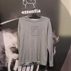 PUMA(プーマ) センター 刺繡 ロゴ パーカー グレー