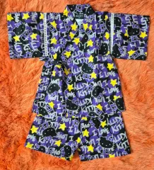 Hello kitty ハローキティ 甚平 浴衣 上下セット セットアップ キッズ 90