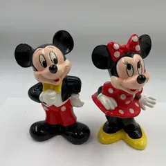 Disney  ディズニー ミニー ミッキー インテリア 貯金箱輸入雑貨  陶器 中古のサムネイル