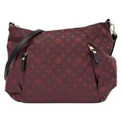 russet(ラシット) ショルダーバッグ - ボルドー×レッド ストラップ着脱可/斜めがけ レザー