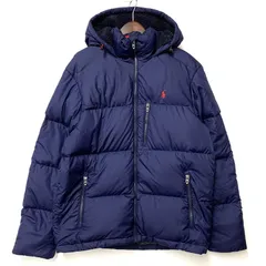 【中古品】POLO RALPH LAUREN ポロ・ラルフローレンIT03945310963 750FP RED PONY HOODED DOWN JACKETレッド ポニー フーデッド ダウンジャケット アウター 【147-260323-ya-17-izu】