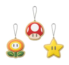 スーパーマリオ ホーム&パーティ ラバーマスコット(スーパーキノコ/ファイアフラワー/スーパースター) 