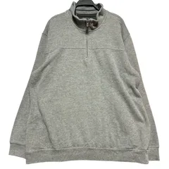 ARROW アロー ハーフジップ スウェット トレーナー メンズ2XL 古着 グレー 灰色 杢 ビッグサイズ オーバーサイズ 大きいサイズ【スウェット】/ IA285のサムネイル