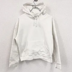 古着 used　Champion　チャンピオン　リバースウィーブ　スウェットパーカー/フーディー　完全目無し　白　ホワイト　2XLサイズ