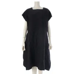 コムデギャルソン コムデギャルソン AD2023 23AW 花柄 総柄 ジャガード ノースリーブ ワンピース RL-O002 ブラック XS【中古】