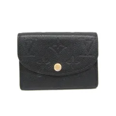 ルイ・ヴィトン(Louis Vuitton) モノグラムアンプラント ポルトモネ・ロザリ M81455 レディース モノグラムアンプラント 小銭入れ・コインケース ブラック