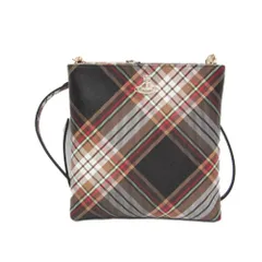 ヴィヴィアン・ウエストウッド(Vivienne Westwood) ダービー スクエア 51160005 レディース PVC ショルダーバッグ ブラウン