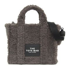 MARC JACOBS THE TOTE BAGザ テディトート ボア グレー MARC JACOBS THE TOTE BAGザ テディトート ボア グレー - メルカリ