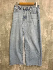 ZARA ザラ 8228/023/406 フロントスリット ミディ デニムスカート sizeS/ライトブルー ■■ レディース