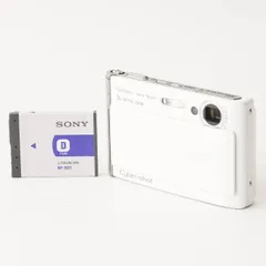【美品】SONY Cyber-shot DSC-T70 デジカメ ホワイト 動作確認済】ソニー サイバーショット DSC-T70 ホワイト 付属品多数