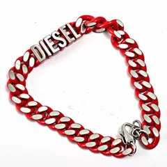DIESEL DX1415040  ブレスレット メンズ レッド並行輸入品