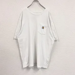 古着 used　Carhart　カーハート　半袖Tシャツ　白　ホワイト　XLサイズ　