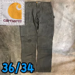 T7955 Carhartt ペインターパンツ　ダブルニー　ワーク　古着