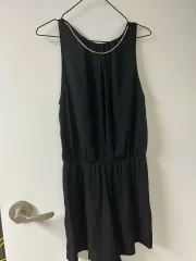 ZARA(ザラ) サテン ショートパンツジャンプスーツ xs