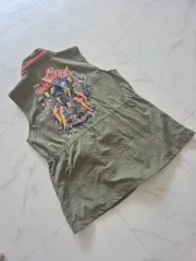 レディース カーキ ベスト