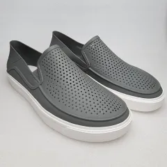 Crocs シティレイン R.O.K.A スリッポン メンズ レインシューズ (M11)