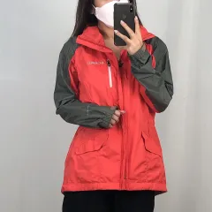 Columbia(コロンビア) オレンジ カーキ ウィンドブレーカー ジャケット M 250720