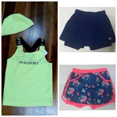 女児 120 130 ラッシュガード水着 トップス スカートショーツ 4 新品アイテムが含まれています