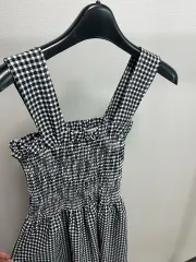 チェックシャーリングONE PIECE (マタニティ服としても可能)