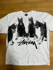 XL/1回着用の STUSSY ドーベルマン Tシャツ