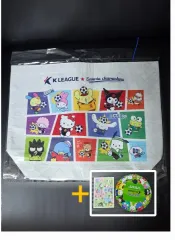 2025 Kリーグ サンリオ リユーザブルバッグ + 2024 うちわ はがき