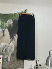 ツーポケット ロング スカート (チャコール) free