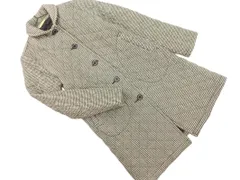 Traditional Weatherwear トラディショナル ウェザーウェア 千鳥格子柄 キルティング コート size32/黒ｘ白 ◇■ レディース