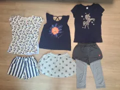 女児 夏服 バッチ_ 140 サイズ