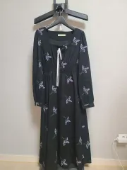 フラワーロング丈ワンピース