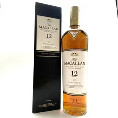 ▼The MACALLAN マッカラン 12年 シェリーオークカスク 700ml 40% シングルモルト スコッチ ウイスキー 古酒 箱付▼L000972